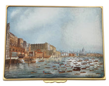 The 1806 River Thames Funeral Procession of Vice Admiral Lord Nelson, Enamel Box. After Daniel Turner.