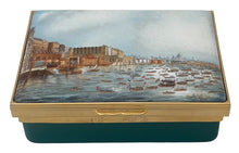 The 1806 River Thames Funeral Procession of Vice Admiral Lord Nelson, Enamel Box. After Daniel Turner.