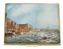 The 1806 River Thames Funeral Procession of Vice Admiral Lord Nelson, Enamel Box. After Daniel Turner.