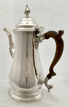 Georgian, George III, Silver Coffee Pot. London 1763 Benjamin Bickerton. 30.5 troy ounces.