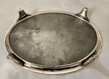 Georgian, George III, Old Sheffield Plate Crested & Footed Waiter, circa 1780 - 1800.