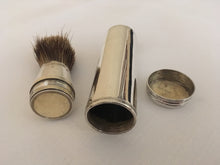 Georgian, George IV, crested silver shaving brush. London 1824 John Reily.
