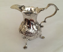 Georgian, George II, silver cream jug. London 1750 Ebenezer Coker. 2.57 troy ounces.