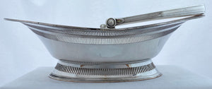 Georgian, George III, Old Sheffield Plate Cake Basket Circa 1780 - 1800.