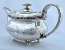 Georgian, George IV, Silver Teapot. Newcastle 1830 Thomas Wheatley. 17.5 troy ounces.