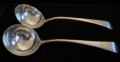 Georgian, George III, Pair of Silver Sauce Ladles. London 1788 George Smith III & William Fearn. 3.2 troy ounces.