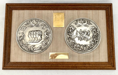 The Waterloo Medal in Silver by Benedetto Pistrucci, Issued by The Waterloo Committee.
