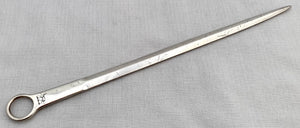 A George III Silver Meat Skewer. London 1815 William Eaton. 3.5 troy ounces.