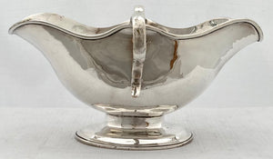 Georgian, George III, Old Sheffield Plate Double Lipped Sauce Boat, circa 1760 - 1780.