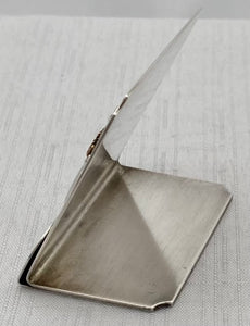 Regimental Menu Card Holder for the 14th Sikh Regiment, King George's Own Ferozepore Sikhs.