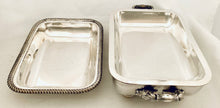 Georgian Old Sheffield Plate Entree Dish & Mask Head Warming Stand.