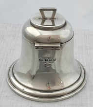 Edwardian Silver Bell Inkwell. Birmingham 1908 Asprey & Co.