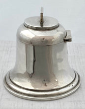 Edwardian Silver Bell Inkwell. Birmingham 1908 Asprey & Co.