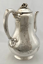 Victorian Silver Coffee Pot. London 1849, R & S Garrard & Co. 22 troy ounces.