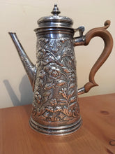 Georgian, George II,  silver coffee pot, London 1731 Gabriel Sleath. 15 troy ounces.