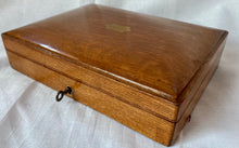 Oak Cased Dessert Knives & Forks for Six People. Cooper Brothers of Sheffield, circa 1900 - 1940.