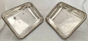 Georgian, George III, Pair of Old Sheffield Plate Crested Entree Dishes, circa 1810.
