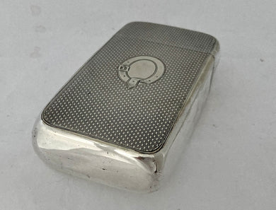 Edwardian Silver Plated Cigar Case.