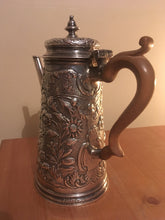 Georgian, George II,  silver coffee pot, London 1731 Gabriel Sleath. 15 troy ounces.