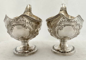 Georgian, George III, Pair of Silver Sauce Boats. London 1800 Godbehere, Wigan & Boult (Bult). 12 troy ounces.