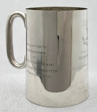Silver Tankard Presened to 543 Squadron RAF by Chief of Naval Staff Admiral Earl Mountbatten.