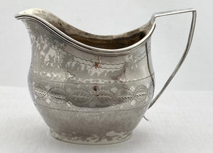 Georgian, George III, Silver Cream Jug. London 1813. 2.7 troy ounces.