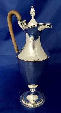 Georgian, George III, Old Sheffield Plate Claret Jug. Circa 1780.