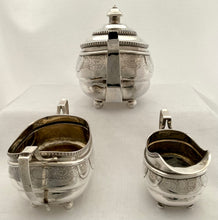 Georgian, George III, Silver Tea Set. London 1811 Duncan Urquhart & Napthali Hart. 32 troy ounces.