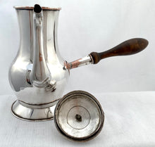 Georgian, George III, Old Sheffield Plate Side Handled Coffee Pot, circa 1770.