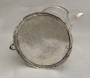 Victorian Silver Plated Tankard Jug in the Georgian Manner.