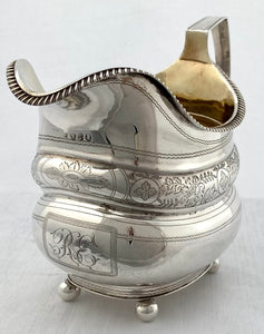Georgian, George III, Silver Cream Jug. London 1814 Thomas Dicks. 4.3 troy ounces.