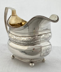 Georgian, George III, Silver Cream Jug. London 1814 Thomas Dicks. 4.3 troy ounces.