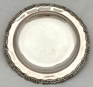Georgian, George III, Old Sheffield Plate, Dinner Plate. Matthew Boulton, circa 1810.