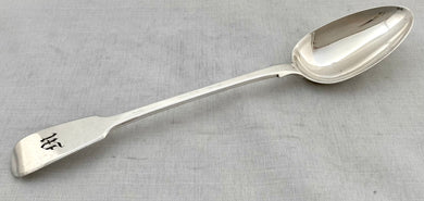 Georgian, George IV, Silver Basting Spoon. London 1828 William Chawner II. 4.5 troy ounces.