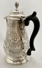 Georgian, George III, Silver Coffee Pot, London 1783 Hester Bateman. 26 troy ounces.