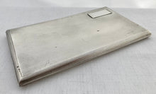 Elizabeth II, Silver Cigarette Case. London 1952 Asprey & Co Ltd. 6.9 troy ounces.