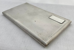 Elizabeth II, Silver Cigarette Case. London 1952 Asprey & Co Ltd. 6.9 troy ounces.