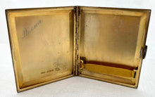George V, Silver Cigarette Case. Chester 1929 Asprey & Co Ltd. 3.1 troy ounces.