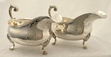 Georgian, George III, Pair of Silver Sauce Boats. London 1762 George Smith I. 21.4 troy ounces.