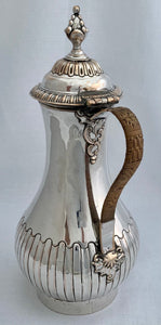 Georgian, George III, Old Sheffield Plate Hot Water Jug, circa 1770 - 1780.