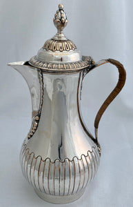 Georgian, George III, Old Sheffield Plate Hot Water Jug, circa 1770 - 1780.