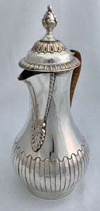 Georgian, George III, Old Sheffield Plate Hot Water Jug, circa 1770 - 1780.