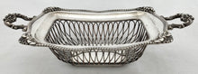 Late Georgian Old Sheffield Plate Wirework Basket, circa 1810 -1830.