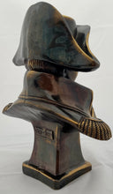 A 20th Century Finely Cast Large Gilt Brass Bust of Napoleon Bonaparte.