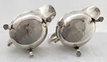 Georgian, George II, Pair of Silver Sauce Boats. London 1745 David Hennell I. 12 troy ounces.