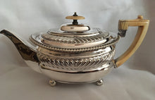Georgian, George III, matched silver tea service. London 1816. 38 troy ounces.