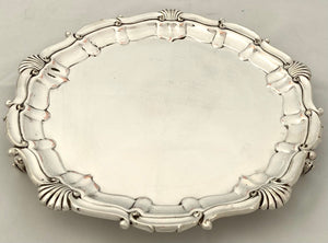 An Early 20th Century Silver Plate on Copper Salver.