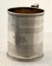 Georgian, George III, Silver Mug. London 1810, Rebecca Emes & Edward Barnard I. 4.5 troy ounces.