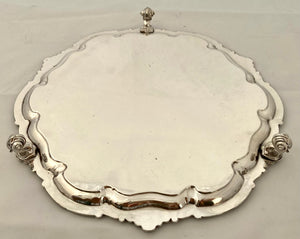 Late Victorian Silver Plated Salver.