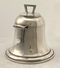 Edwardian Silver Bell Inkwell. Birmingham 1910 Asprey & Co Ltd.